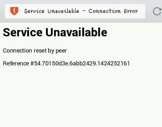 什么是Service Unavailable