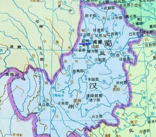 益州（四川一带古地名）