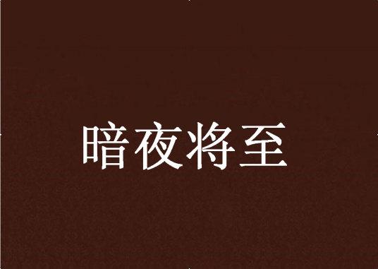 暗夜将至（耳东水寿创作的悬疑类网络小说）