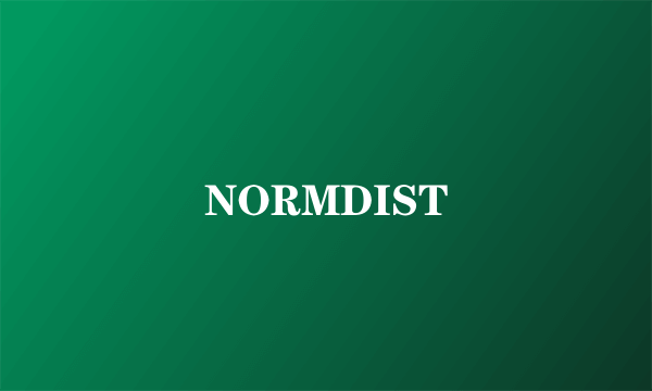 NORMDIST