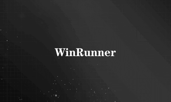 WinRunner