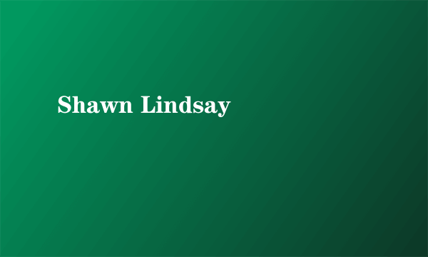 Shawn Lindsay