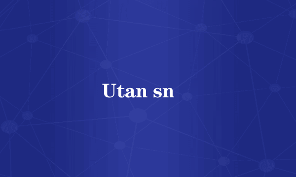 Utan snö