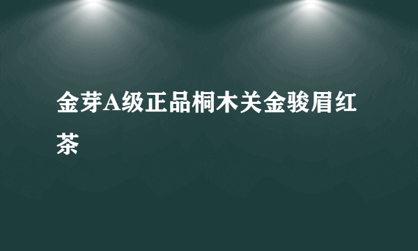 金芽A级正品桐木关金骏眉红茶