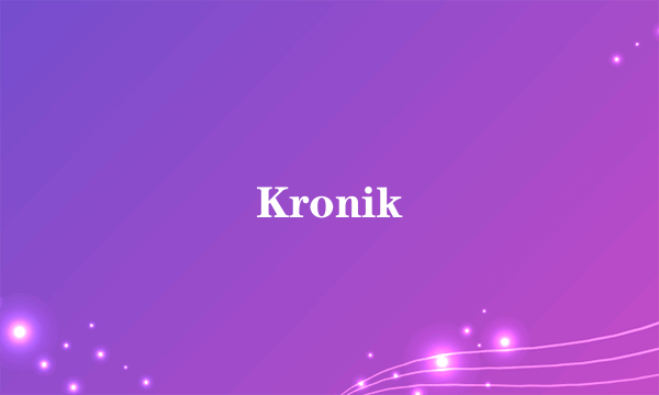 Kronik