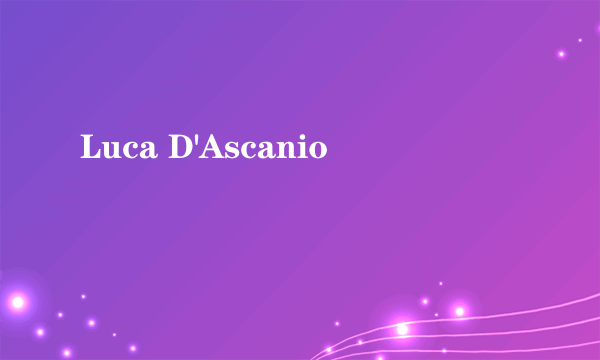 Luca D'Ascanio