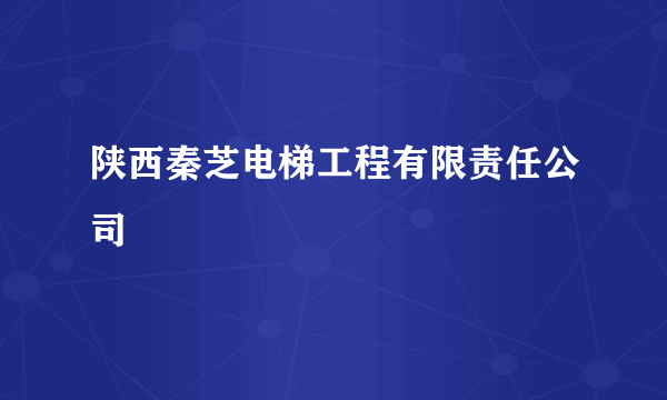 陕西秦芝电梯工程有限责任公司