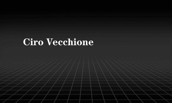 Ciro Vecchione