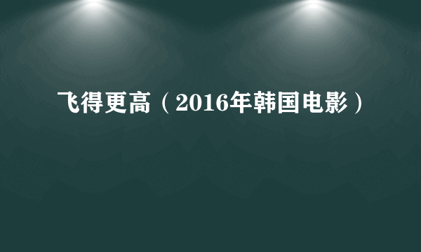 飞得更高（2016年韩国电影）