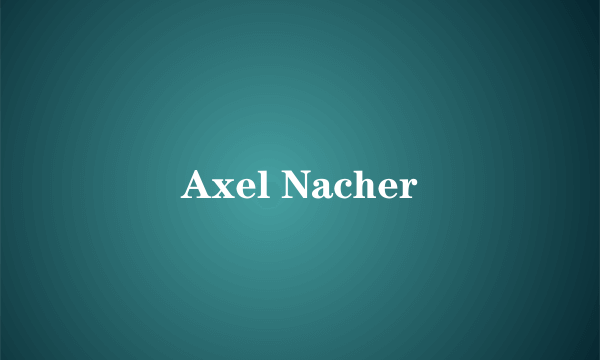 Axel Nacher