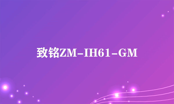 什么是致铭ZM-IH61-GM