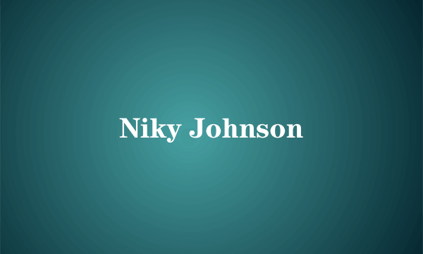 Niky Johnson