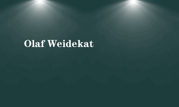 Olaf Weidekat