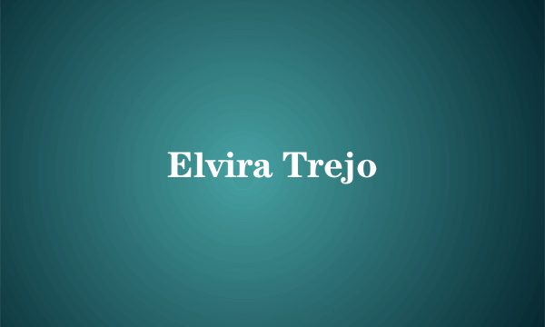 Elvira Trejo