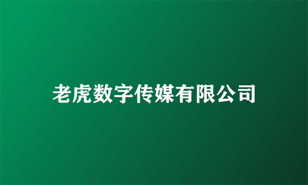 老虎数字传媒有限公司