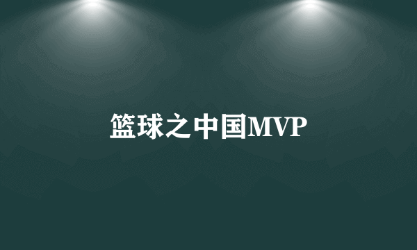 篮球之中国MVP