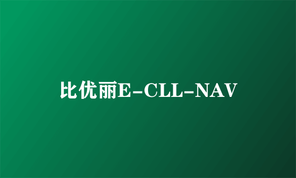 什么是比优丽E-CLL-NAV