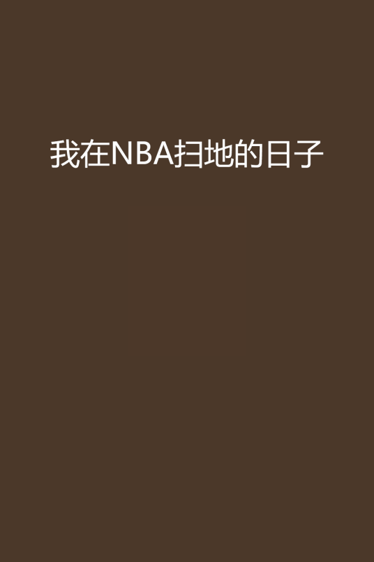 我在NBA扫地的日子