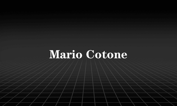 Mario Cotone