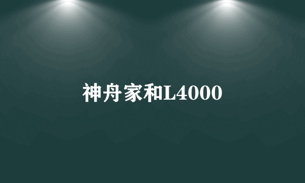 什么是神舟家和L4000