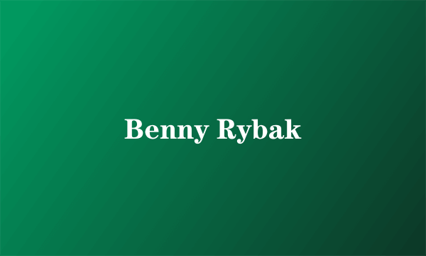 Benny Rybak