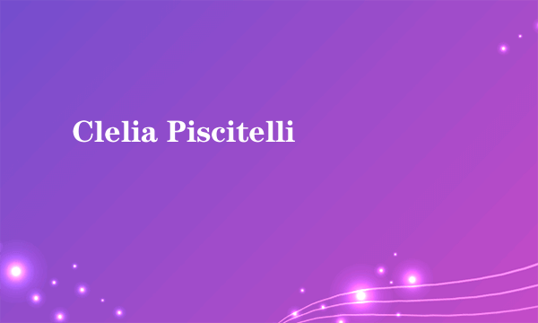 Clelia Piscitelli