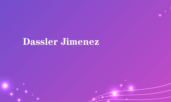 Dassler Jimenez