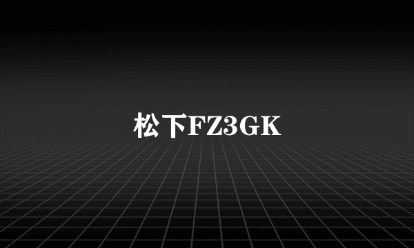 什么是松下FZ3GK