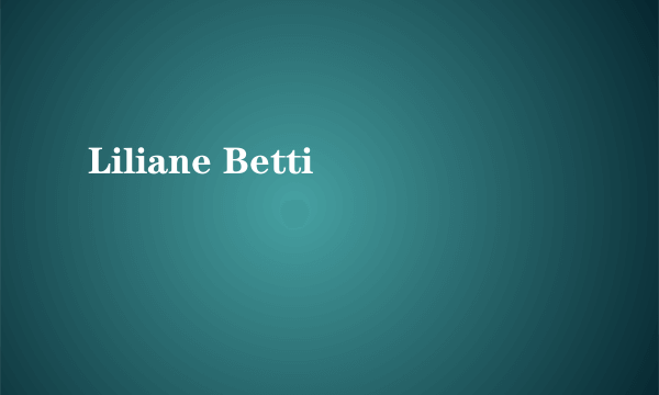 Liliane Betti