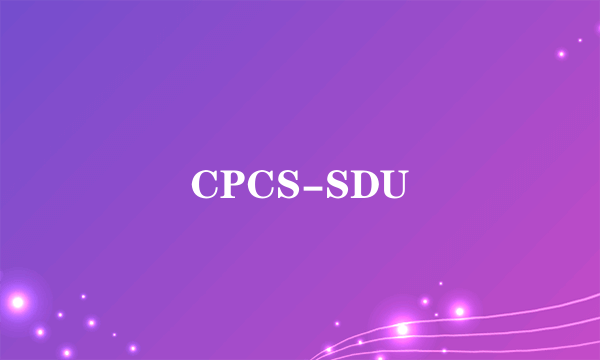 CPCS-SDU