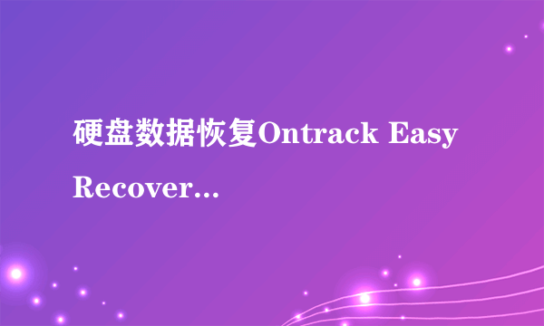 硬盘数据恢复Ontrack EasyRecovery Ent