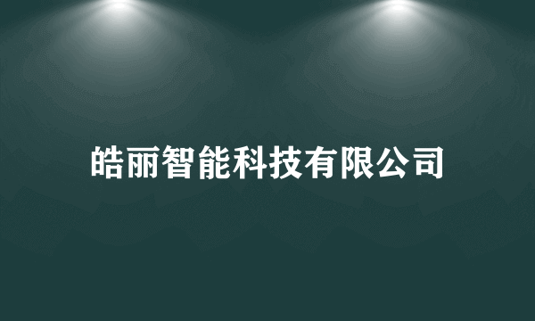 什么是皓丽智能科技有限公司