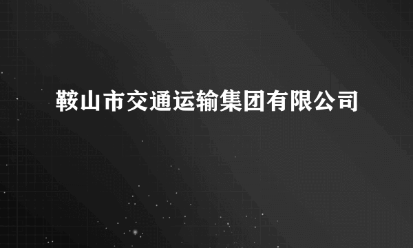 鞍山市交通运输集团有限公司