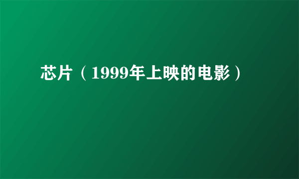 芯片（1999年上映的电影）