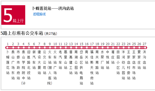 什么是泰安公交5路