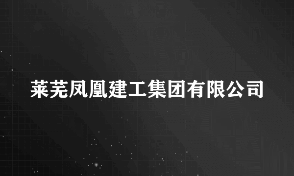 莱芜凤凰建工集团有限公司