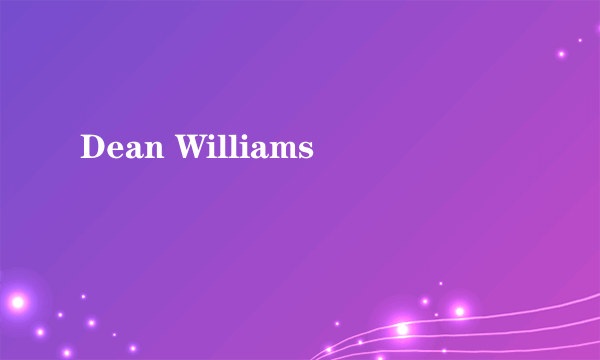 Dean Williams