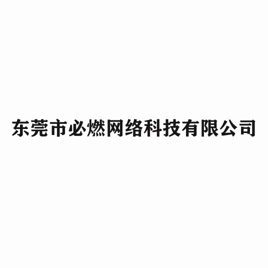 东莞市必燃网络科技有限公司