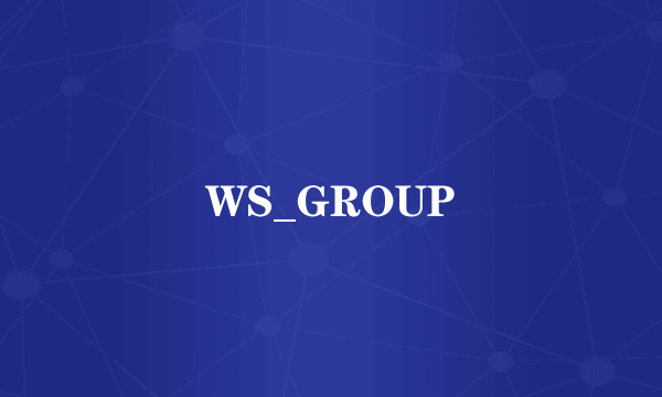 什么是WS_GROUP