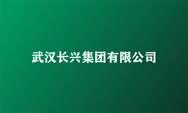 武汉长兴集团有限公司