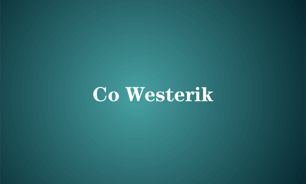 Co Westerik