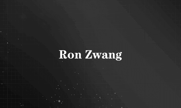 Ron Zwang