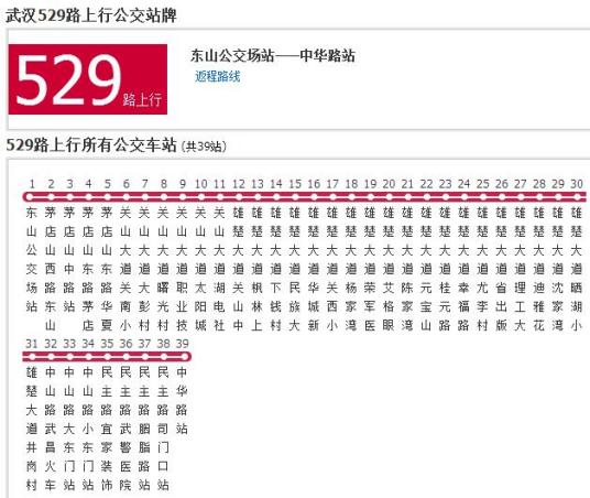 什么是武汉公交529路