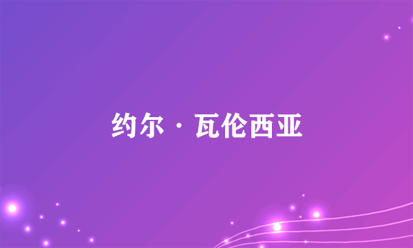 什么是约尔·瓦伦西亚