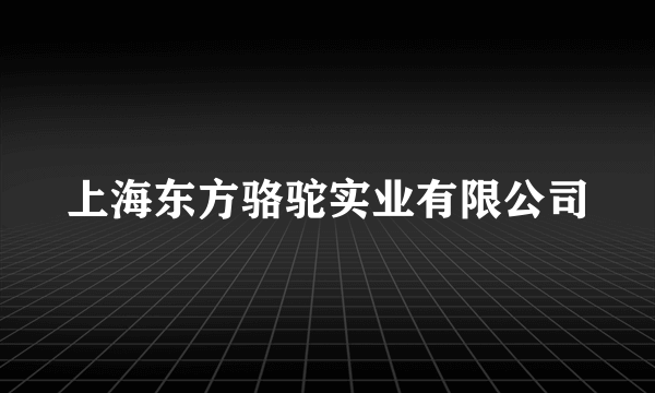 上海东方骆驼实业有限公司