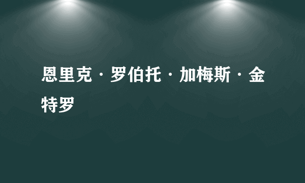 恩里克·罗伯托·加梅斯·金特罗