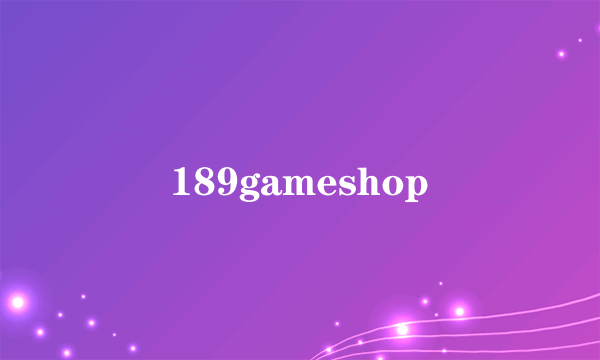 189gameshop