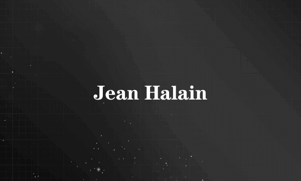 Jean Halain