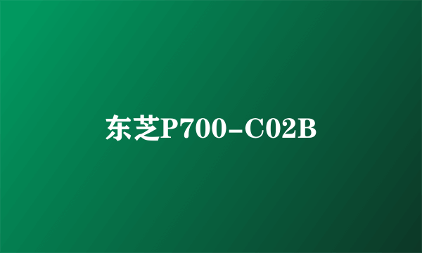 东芝P700-C02B