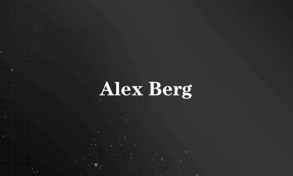 Alex Berg